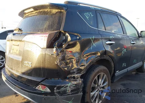 2017 Toyota Rav4 Hybrid Limited из США, поврежденный, VIN JTMDJREVXHD144974